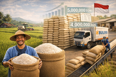 Dari Produksi ke Cadangan, Strategi Pangan Nasional Tunjukkan Hasil Nyata